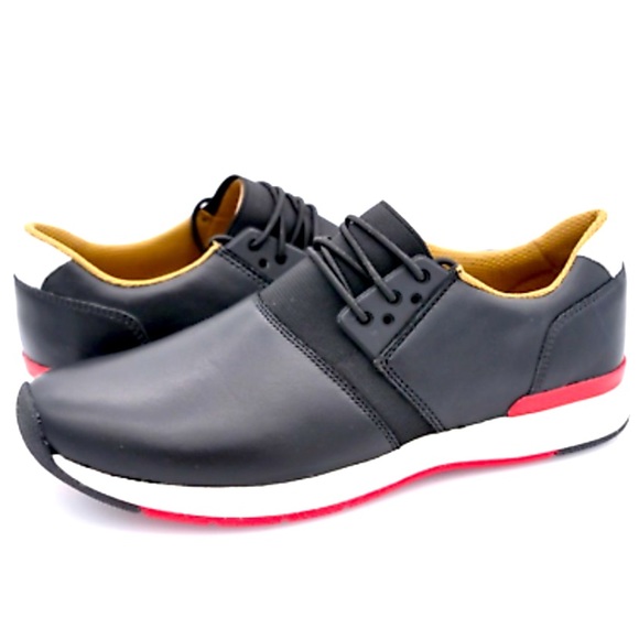 Vionic Shoes - Vionic Womens Cosmic Carmen Black Leather Sneakers